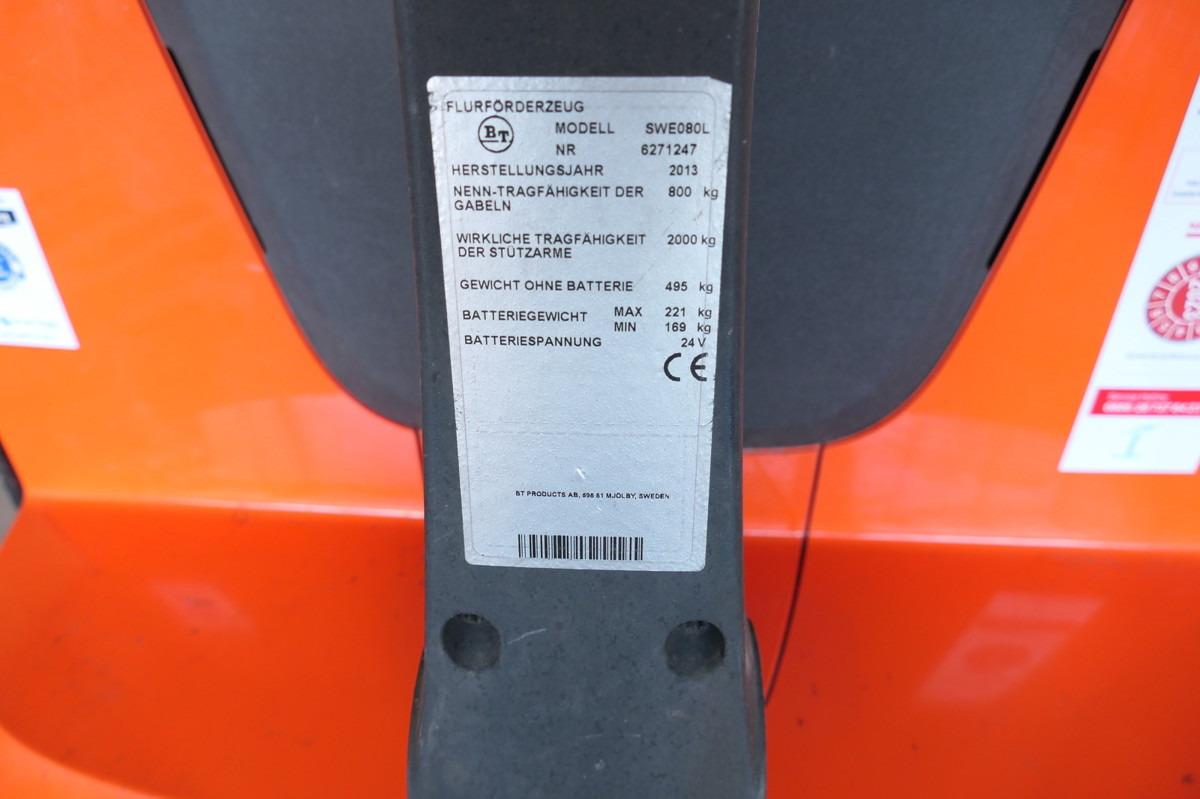 Transpalette SWE 080L Batterie 13/2022 SWE 080L Batterie 13/2022- Photo 8