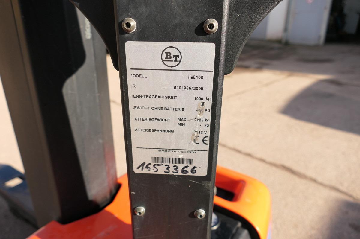 Transpallet HWE 100 Elektro Batterie 11/2024 HWE 100 Elektro Batterie 11/2024- Photo 10