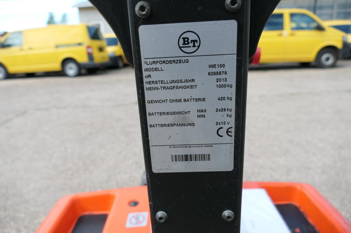 Niederhubwagen HWE 100 Elektro HWE 100 Elektro- Photo 8
