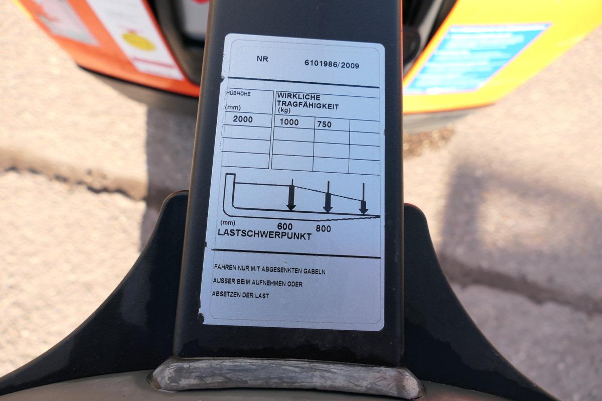 Transpallet HWE 100 Elektro Batterie 11/2024 HWE 100 Elektro Batterie 11/2024- Photo 9