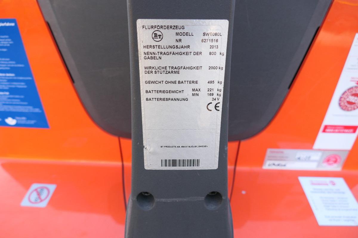 Wózek paletowy SWE 080L Batterie 17/2017 SWE 080L Batterie 17/2017- Photo 9