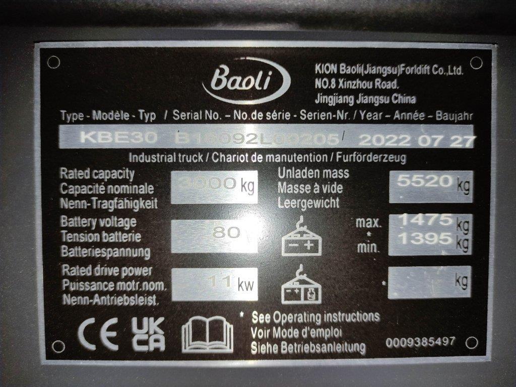 Carrello elevatore KBE30 KBE30- Photo 6