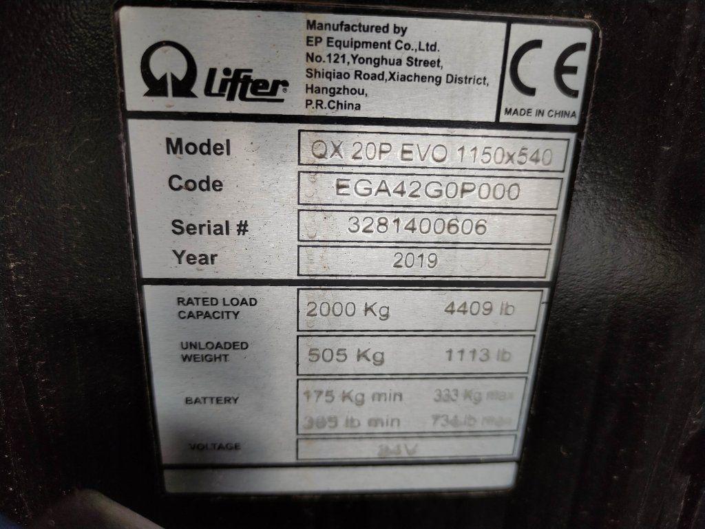 Transpallet QX20P EVO 1150x540 *NEU* QX20P EVO 1150x540 *NEU*- Photo 5