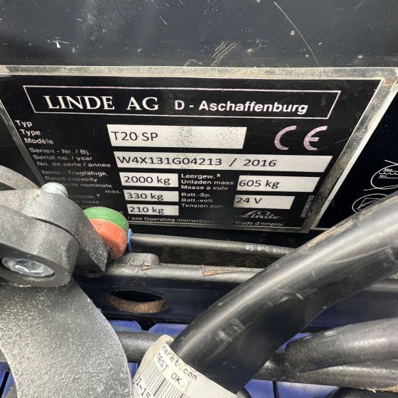 Transpallet Linde T20SP (131) Linde T20SP (131)- Photo 4