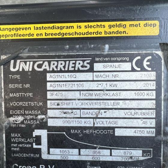 Carrello elevatore Unicarriers AG1N1L16Q Unicarriers AG1N1L16Q- Photo 9