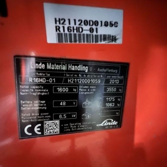 Chariot à mât rétractable Linde R16 (1120) Linde R16 (1120)- Photo 4