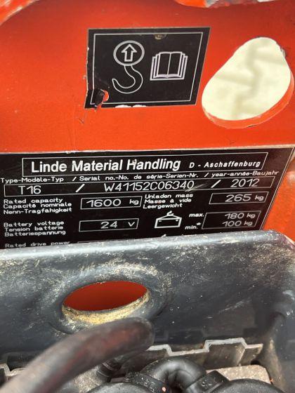 Transpallet Linde T16 (1152) Linde T16 (1152)- Photo 4