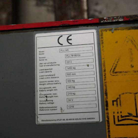 Transpalette Atlet PLL145 Atlet PLL145- Photo 6