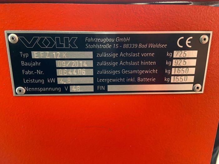 Ciągnik akumulatorowy Volk EFZ12K Volk EFZ12K- Photo 3