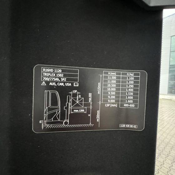 Chariot à mât rétractable Linde R16HD (1120) Coldstore Linde R16HD (1120) Coldstore- Photo 3