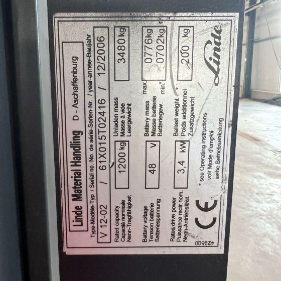 Commissionatore Linde V12 (015) Linde V12 (015)- Photo 2