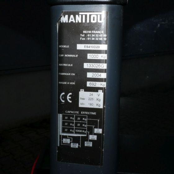 Gerbeur Manitou ES410D29 Manitou ES410D29- Photo 9