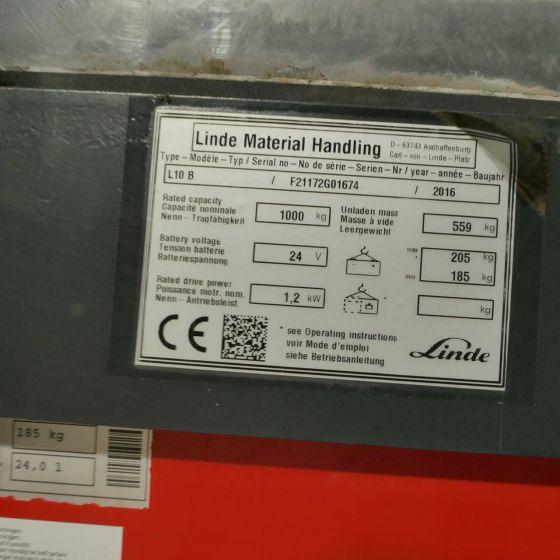 Stoccatore Linde L10B (1172) Linde L10B (1172)- Photo 3