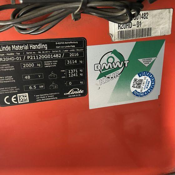 Carrello retrattile Linde R20 HD (1120) Linde R20 HD (1120)- Photo 8
