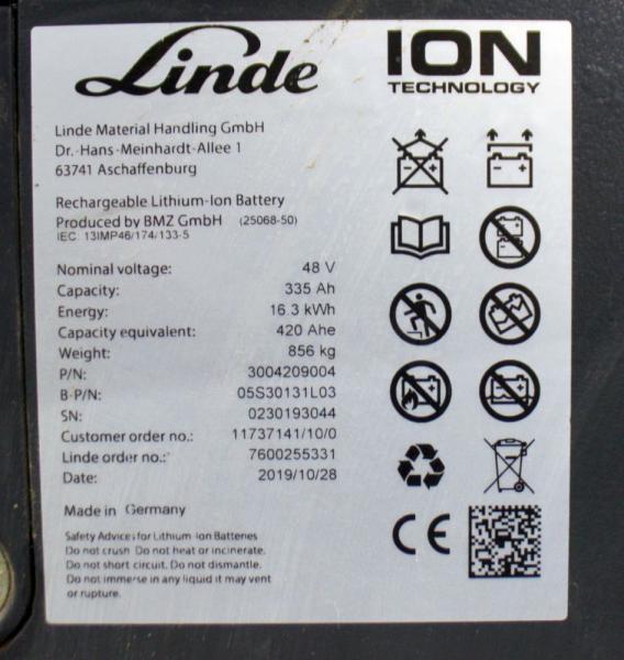 Wózek widłowy elektryczny E 16 ION EVO 386-02 E 16 ION EVO 386-02- Photo 6