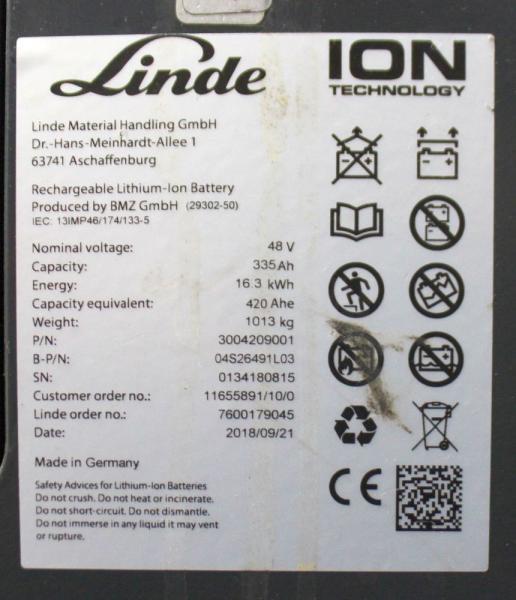Wózek widłowy elektryczny E 20 L EVO ION 386-02 E 20 L EVO ION 386-02- Photo 8