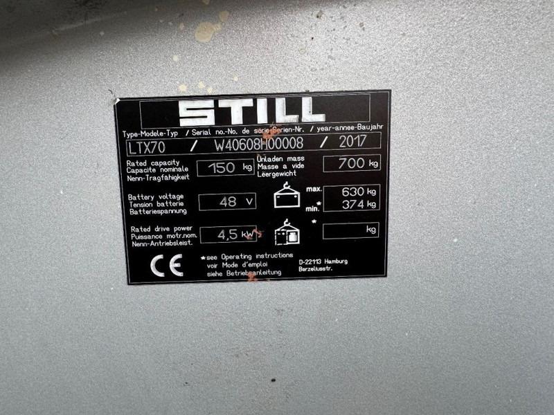 Ciągnik akumulatorowy LTX70 Elektrische Trekker / Startkar / Voertuigtrekker 2017 Elektrisch ACCU 2019 Keuring 3/2024 LTX70 Elektrische Trekker / Startkar / Voertuigtrekker 2017 Elektrisch ACCU 2019 Keuring 3/2024- Photo 10