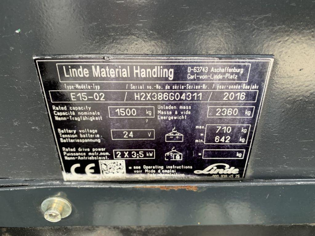 Wózek widłowy elektryczny Linde E15-02 Linde E15-02- Photo 4