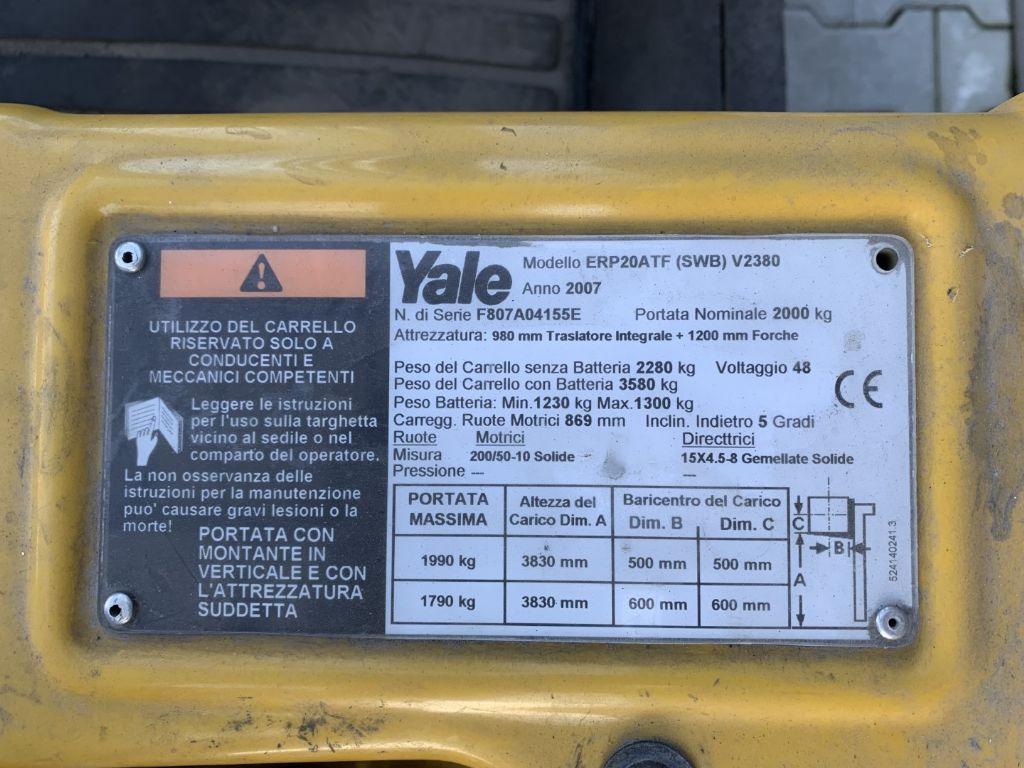 Carrello elevatore elettrico Yale ERP20 Yale ERP20- Photo 4