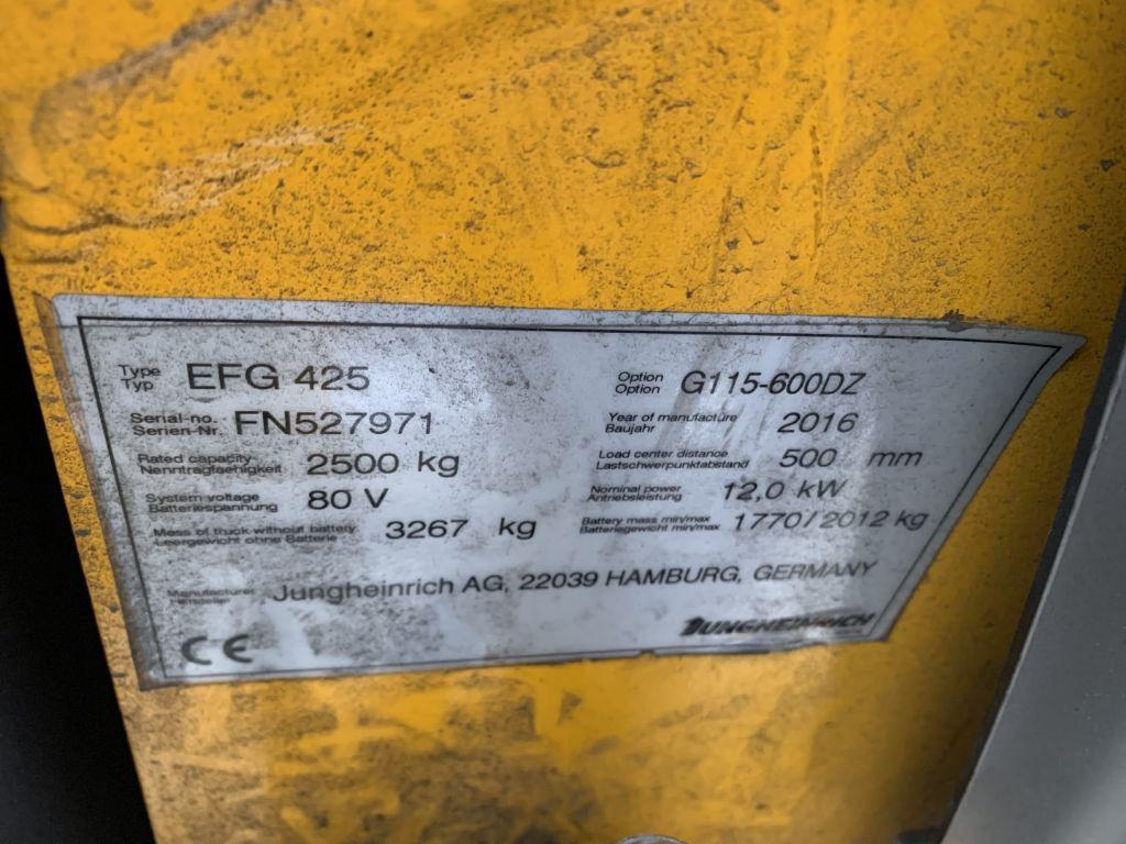 Elektrostapler Jungheinrich EFG425 Jungheinrich EFG425- Photo 4