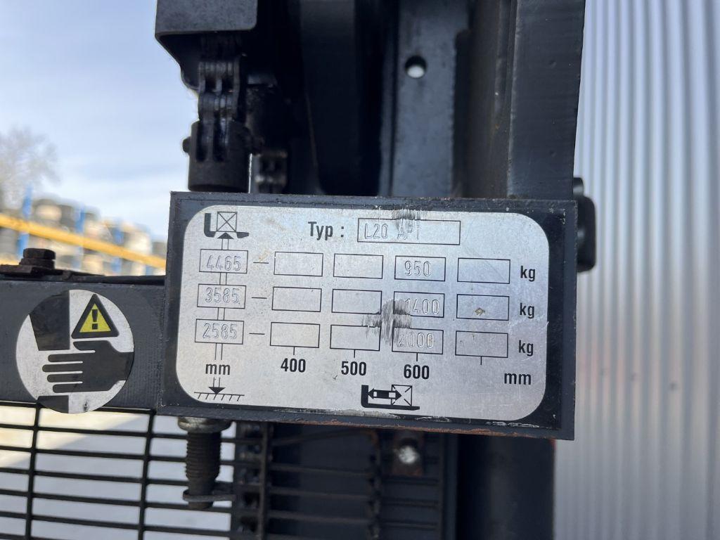 Wózek wys. podnoszenia Linde L20API Linde L20API- Photo 5