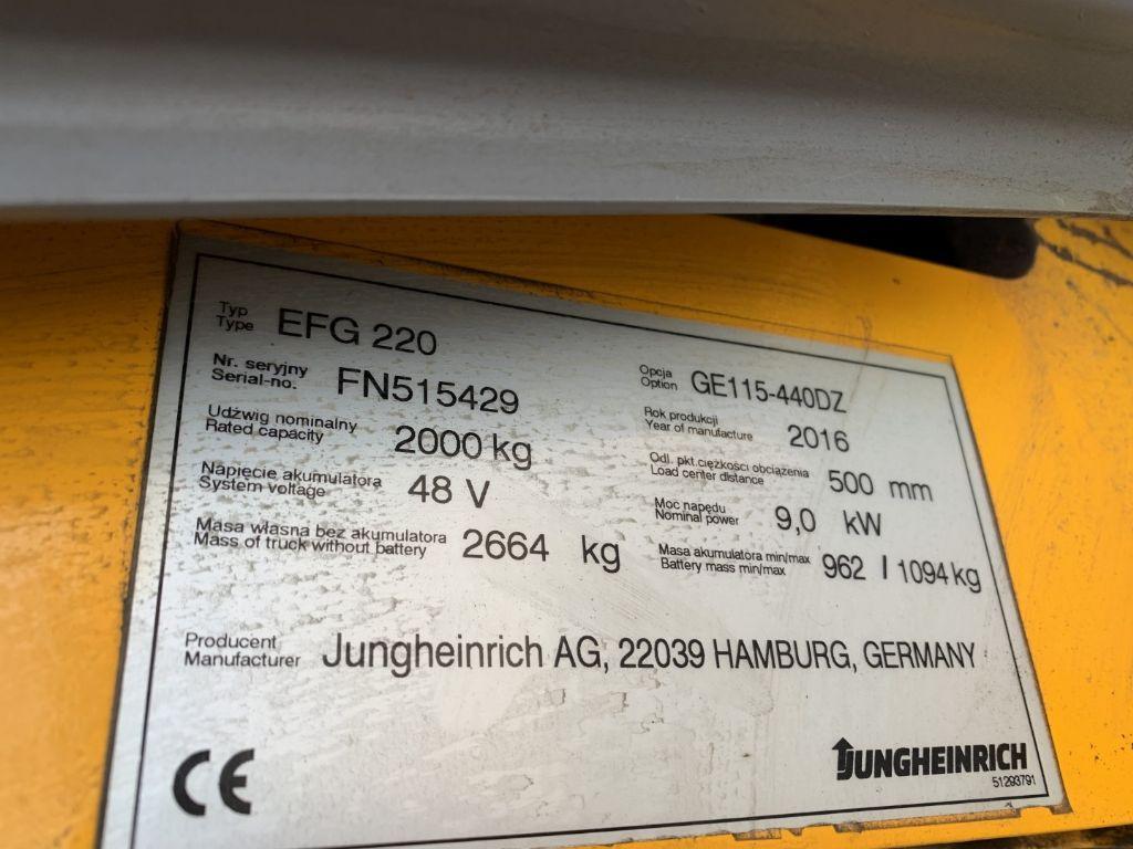 Carrello elevatore elettrico Jungheinrich EFG220 Jungheinrich EFG220- Photo 4