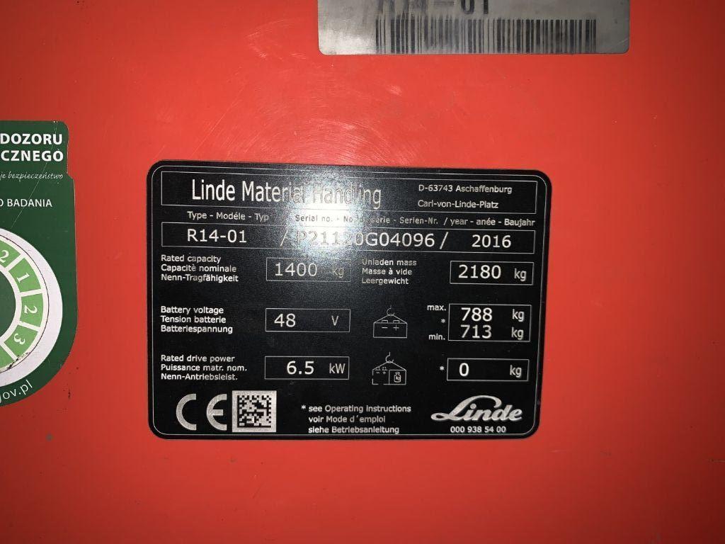 Chariot à mât rétractable Linde R14-01 Linde R14-01- Photo 4