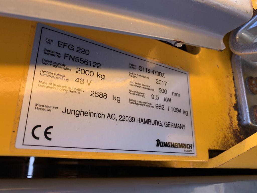 Carrello elevatore elettrico Jungheinrich EFG220 Jungheinrich EFG220- Photo 4
