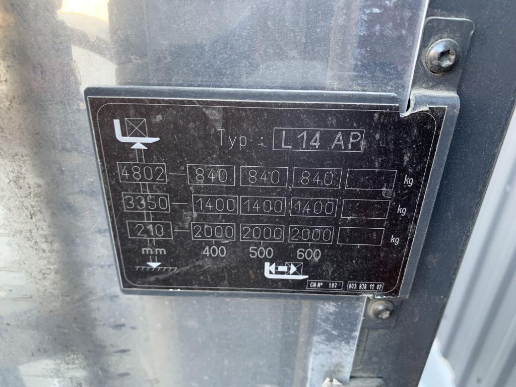 Wózek wys. podnoszenia Linde L14AP Linde L14AP- Photo 5
