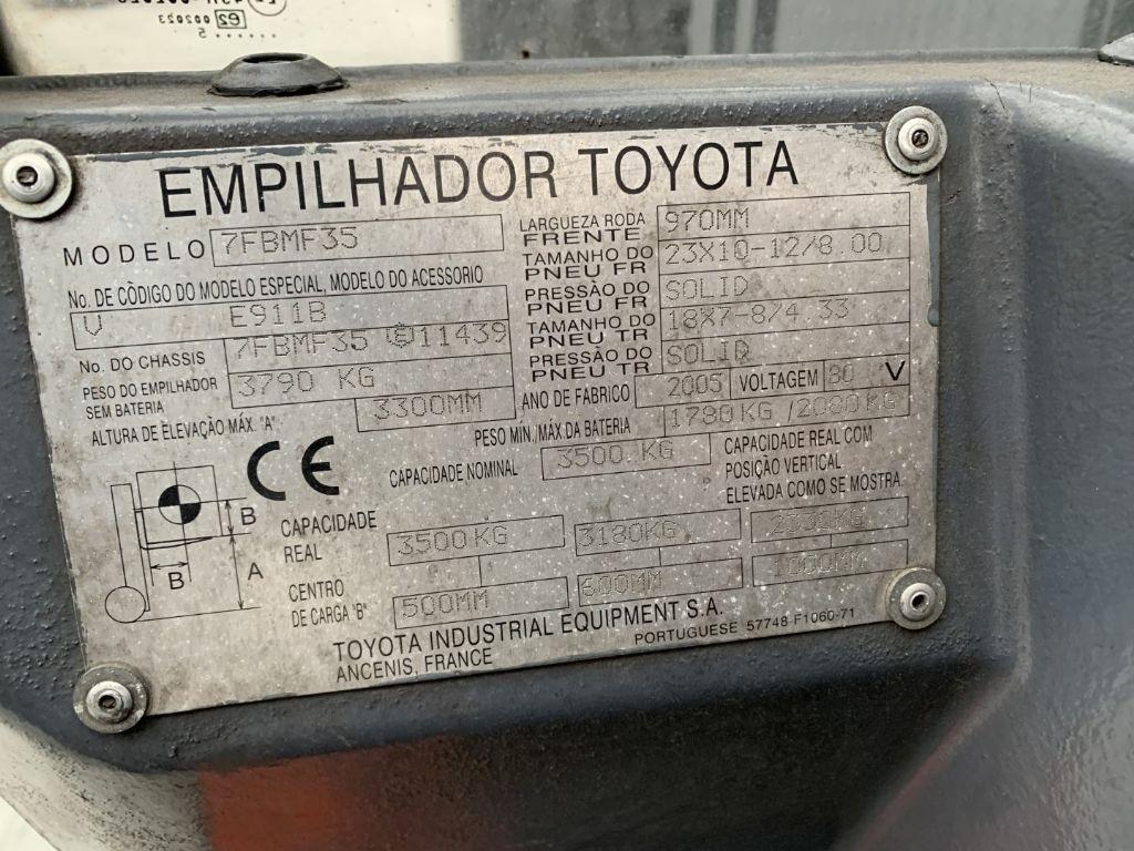 Carrello elevatore elettrico Toyota 7FBMF35 Toyota 7FBMF35- Photo 4