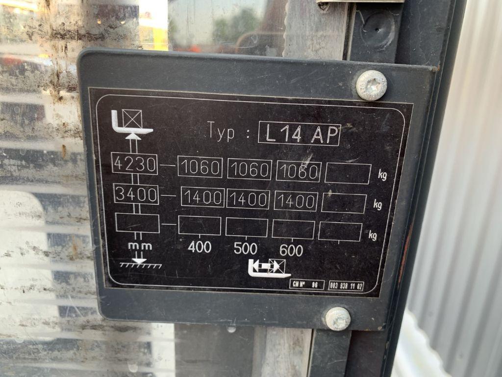 Wózek wys. podnoszenia Linde L14AP Linde L14AP- Photo 5