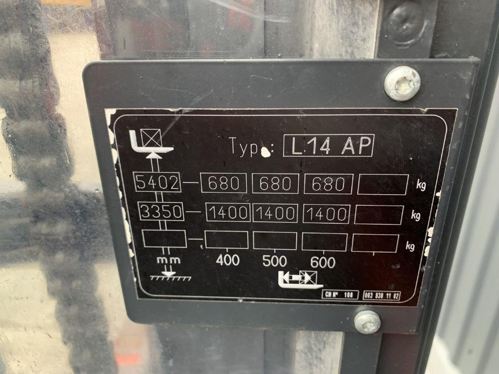 Wózek wys. podnoszenia Linde L14AP Linde L14AP- Photo 5
