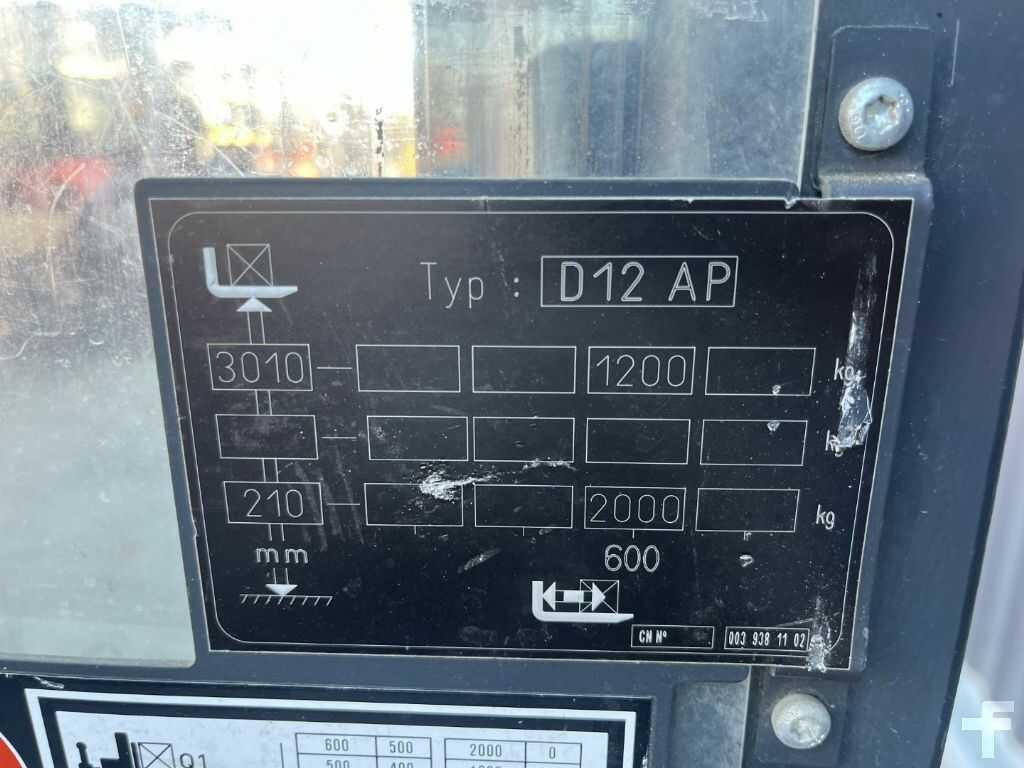 Wózek wys. podnoszenia Linde D12AP Linde D12AP- Photo 6